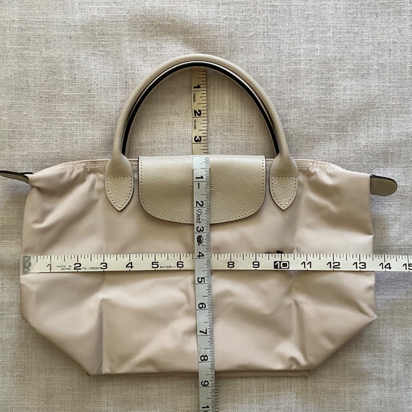 NEW Longchamp Le Pliage Club Small Cream Tote Bag NWOT - Picture 4 of 15